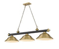 Z-LITE CORDON 3 LIGHT BILLIARD | 2306-3MB-RB-SRB