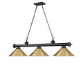 Z-LITE, CORDON 3 LIGHT BILLIARD, LINEAR LIGHT