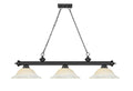 Z-LITE, CORDON 3 LIGHT BILLIARD, LINEAR LIGHT