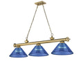 Z-LITE, CORDON 3 LIGHT BILLIARD, LINEAR LIGHT