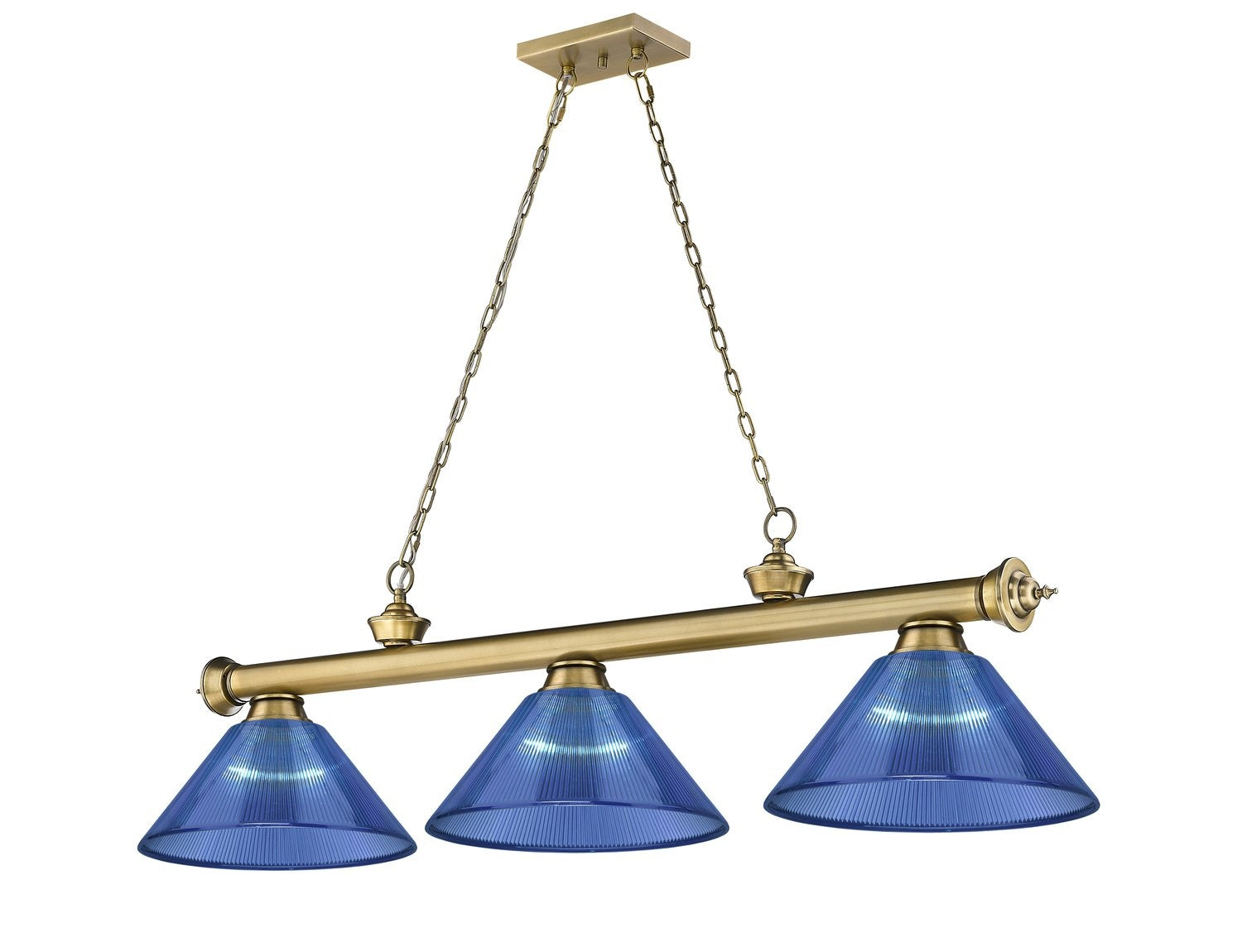 Z-LITE, CORDON 3 LIGHT BILLIARD, LINEAR LIGHT