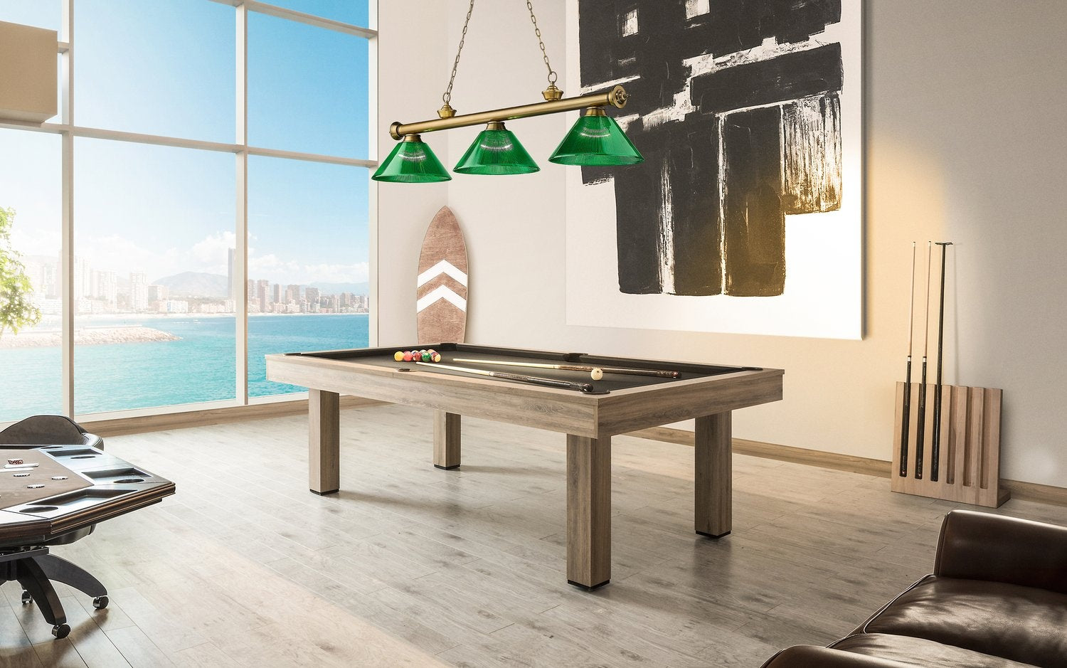 Z-LITE, CORDON 3 LIGHT BILLIARD, LINEAR LIGHT