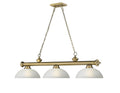 Z-LITE, CORDON 3 LIGHT BILLIARD, LINEAR LIGHT