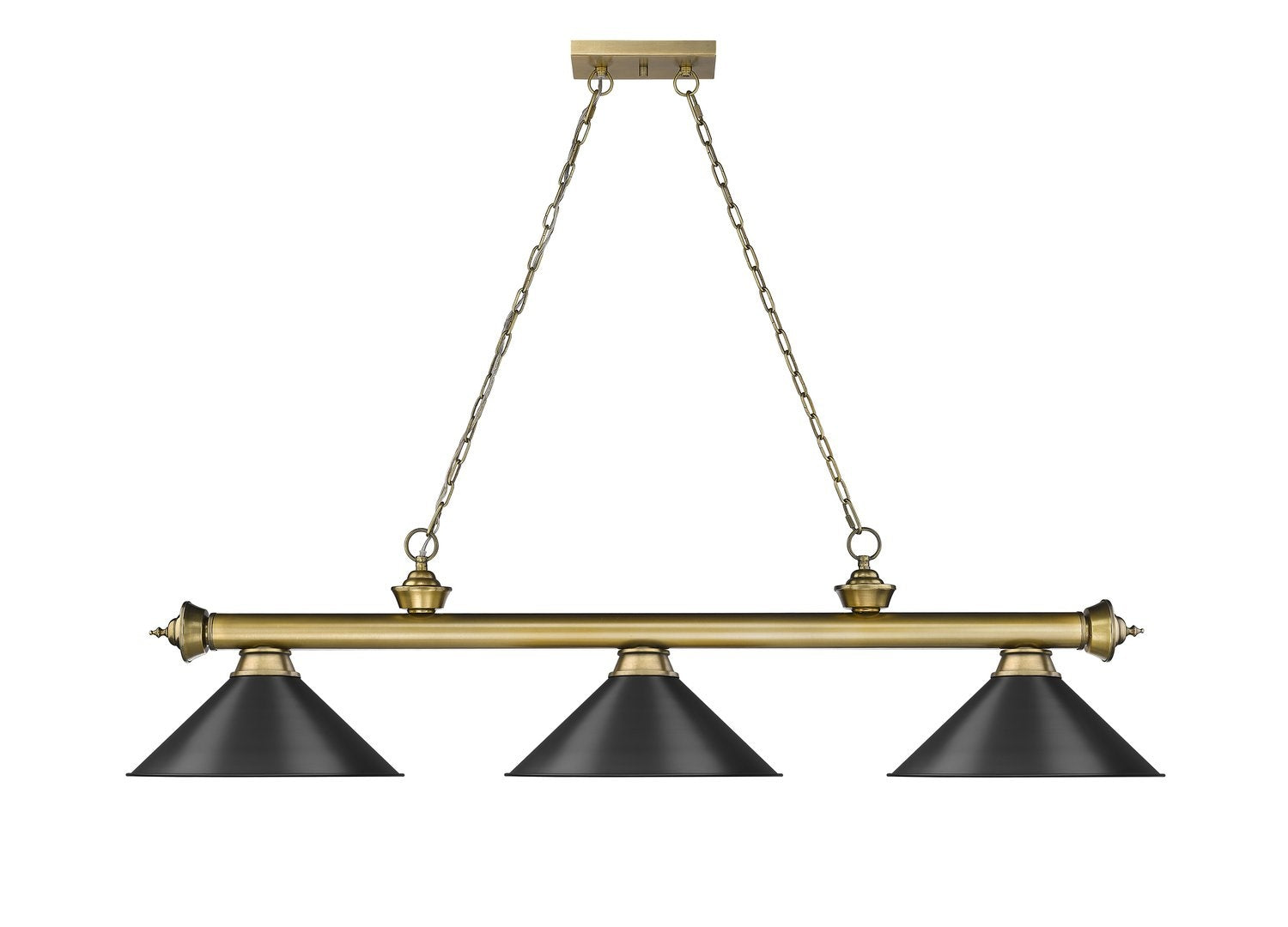 Z-LITE, CORDON 3 LIGHT BILLIARD, LINEAR LIGHT