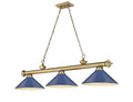 Z-LITE, CORDON 3 LIGHT BILLIARD, LINEAR LIGHT
