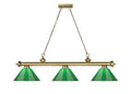 Z-LITE, CORDON 3 LIGHT BILLIARD, LINEAR LIGHT