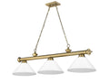 Z-LITE, CORDON 3 LIGHT BILLIARD, LINEAR LIGHT