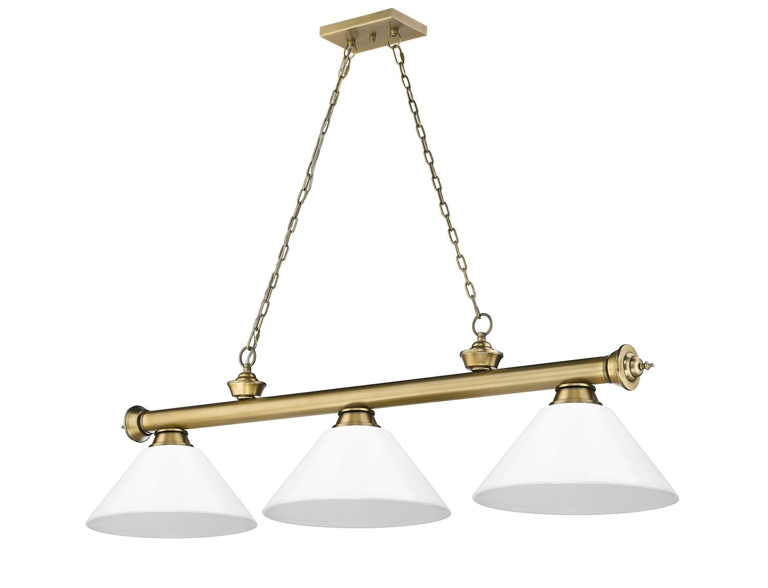 Z-LITE, CORDON 3 LIGHT BILLIARD, LINEAR LIGHT