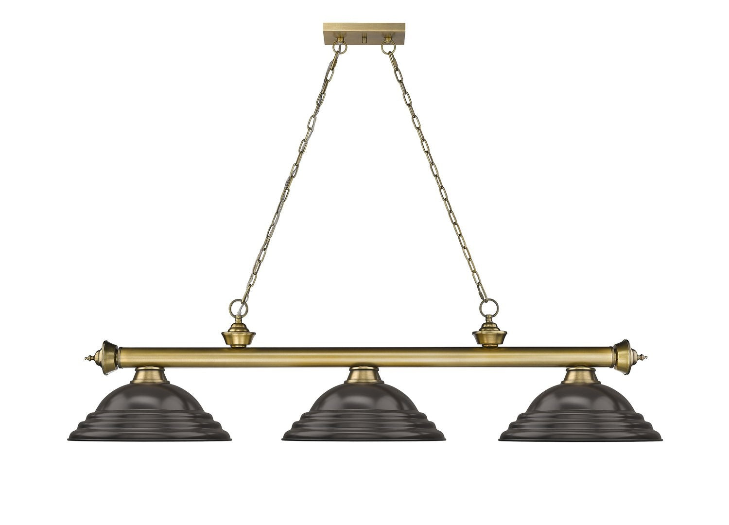 Z-LITE, CORDON 3 LIGHT BILLIARD, LINEAR LIGHT