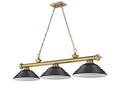 Z-LITE, CORDON 3 LIGHT BILLIARD, LINEAR LIGHT