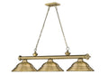 Z-LITE, CORDON 3 LIGHT BILLIARD, LINEAR LIGHT