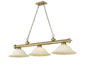 Z-LITE, CORDON 3 LIGHT BILLIARD, LINEAR LIGHT