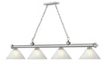 Z-LITE, CORDON 4 LIGHT BILLIARD, LINEAR LIGHT