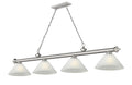 Z-LITE, CORDON 4 LIGHT BILLIARD, LINEAR LIGHT
