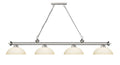 Z-LITE, CORDON 4 LIGHT BILLIARD, LINEAR LIGHT
