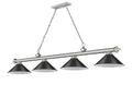 Z-LITE, CORDON 4 LIGHT BILLIARD, LINEAR LIGHT