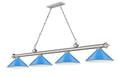 Z-LITE, CORDON 4 LIGHT BILLIARD, LINEAR LIGHT