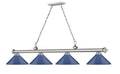 Z-LITE, CORDON 4 LIGHT BILLIARD, LINEAR LIGHT