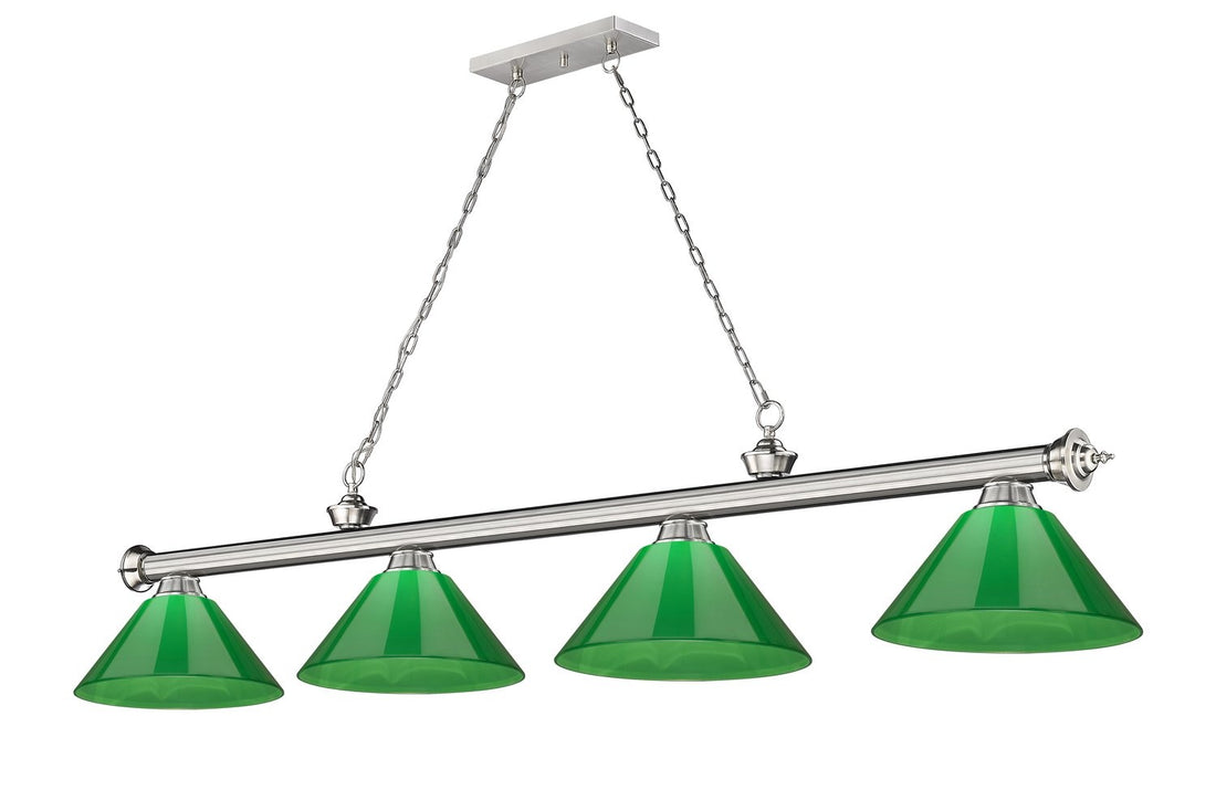 Z-LITE, CORDON 4 LIGHT BILLIARD, LINEAR LIGHT