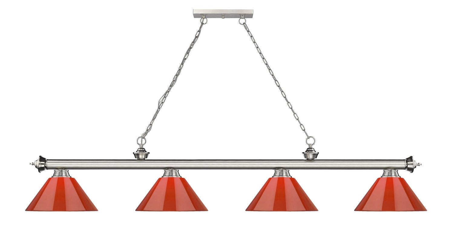 Z-LITE, CORDON 4 LIGHT BILLIARD, LINEAR LIGHT