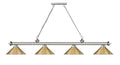 Z-LITE, CORDON 4 LIGHT BILLIARD, LINEAR LIGHT