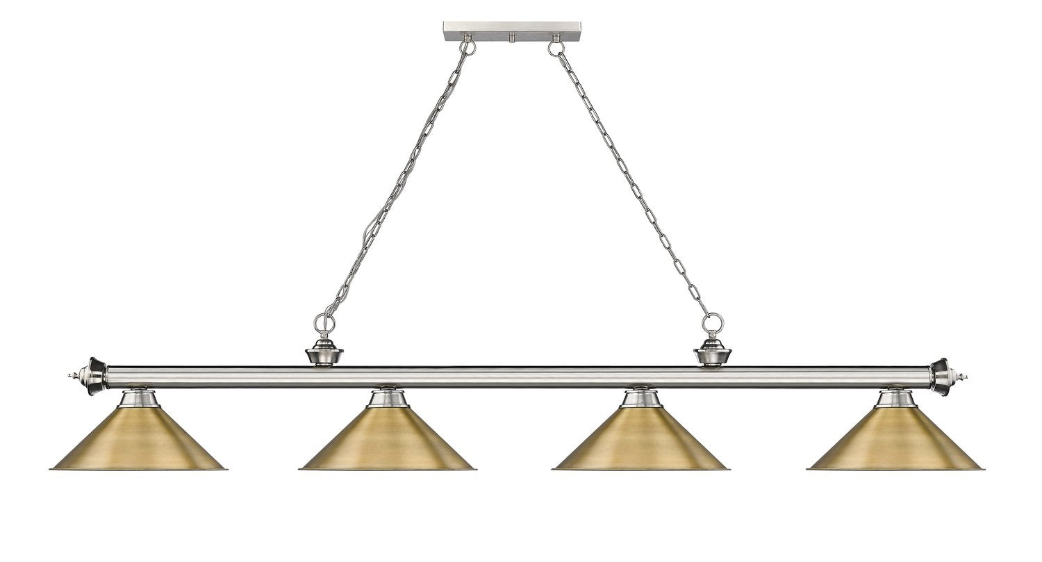 Z-LITE, CORDON 4 LIGHT BILLIARD, LINEAR LIGHT