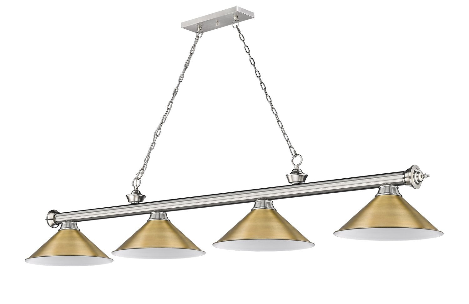 Z-LITE, CORDON 4 LIGHT BILLIARD, LINEAR LIGHT