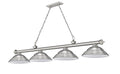 Z-LITE, CORDON 4 LIGHT BILLIARD, LINEAR LIGHT