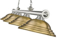 Z-LITE, CORDON 4 LIGHT BILLIARD, LINEAR LIGHT