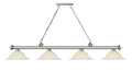 Z-LITE, CORDON 4 LIGHT BILLIARD, LINEAR LIGHT