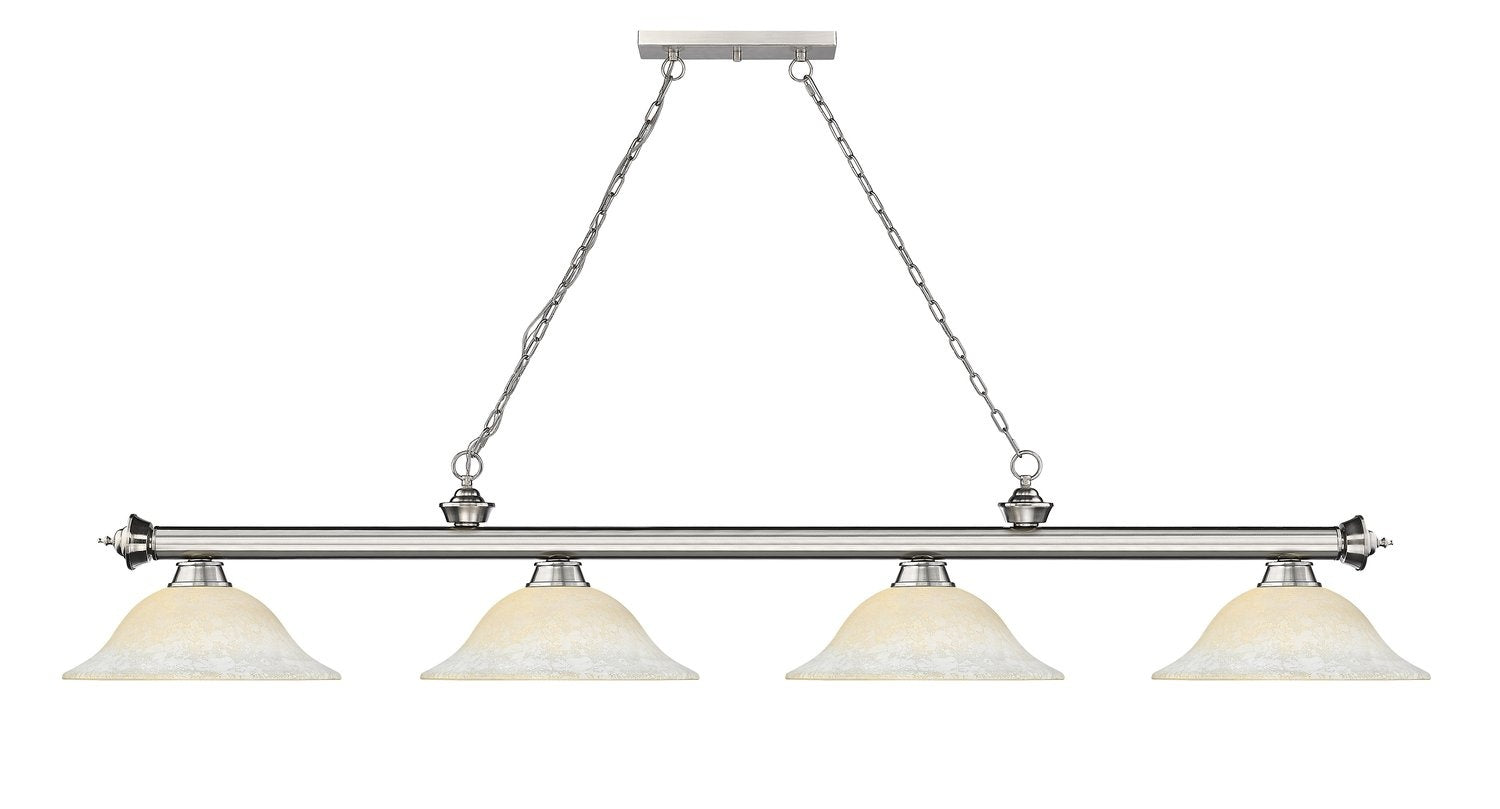 Z-LITE, CORDON 4 LIGHT BILLIARD, LINEAR LIGHT
