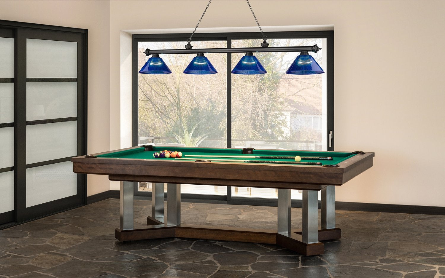 Z-LITE, CORDON 4 LIGHT BILLIARD, LINEAR LIGHT