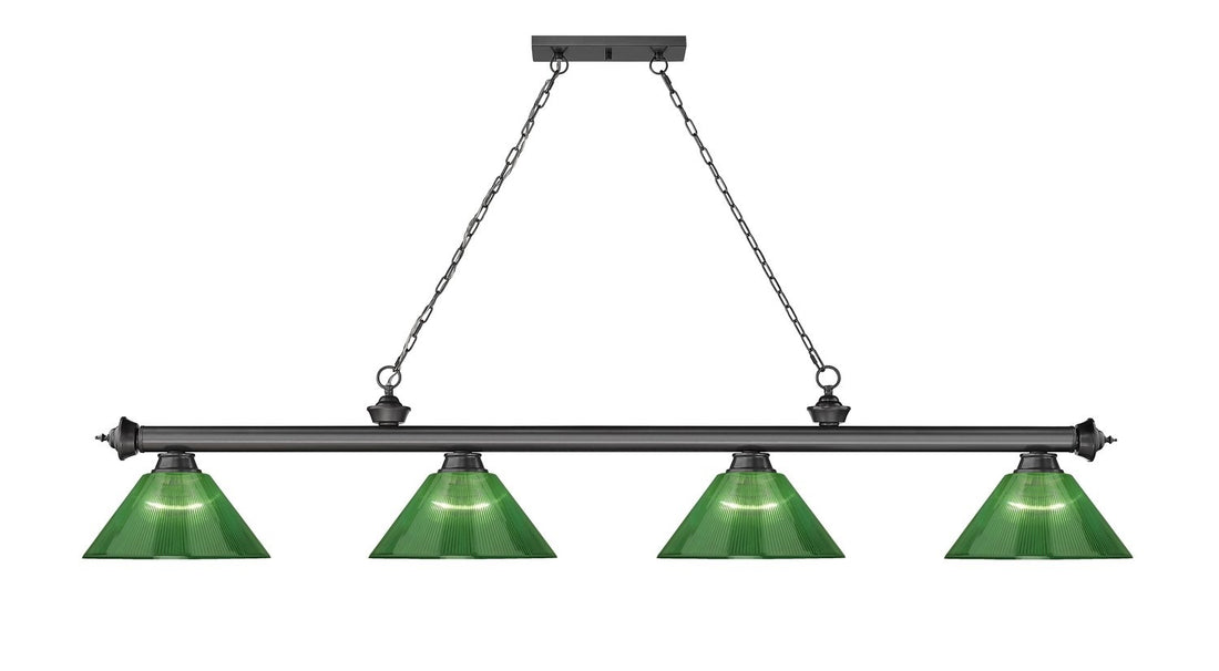 Z-LITE CORDON 4 LIGHT BILLIARD | 2306-4BP-ARG