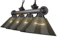 Z-LITE, CORDON 4 LIGHT BILLIARD, LINEAR LIGHT