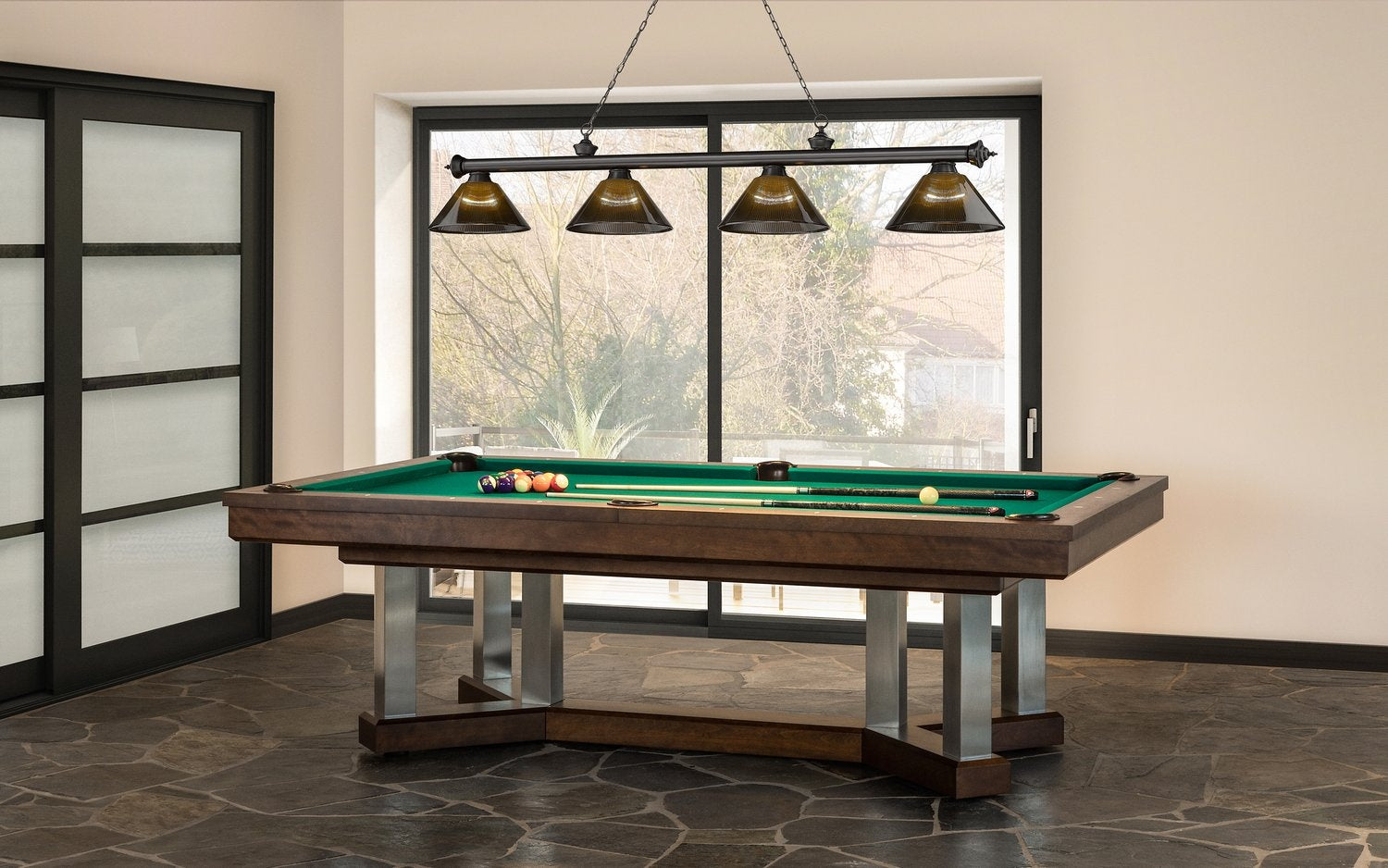 Z-LITE, CORDON 4 LIGHT BILLIARD, LINEAR LIGHT
