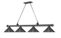 Z-LITE, CORDON 4 LIGHT BILLIARD, LINEAR LIGHT