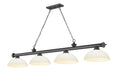 Z-LITE, CORDON 4 LIGHT BILLIARD, LINEAR LIGHT