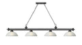 Z-LITE, CORDON 4 LIGHT BILLIARD, LINEAR LIGHT