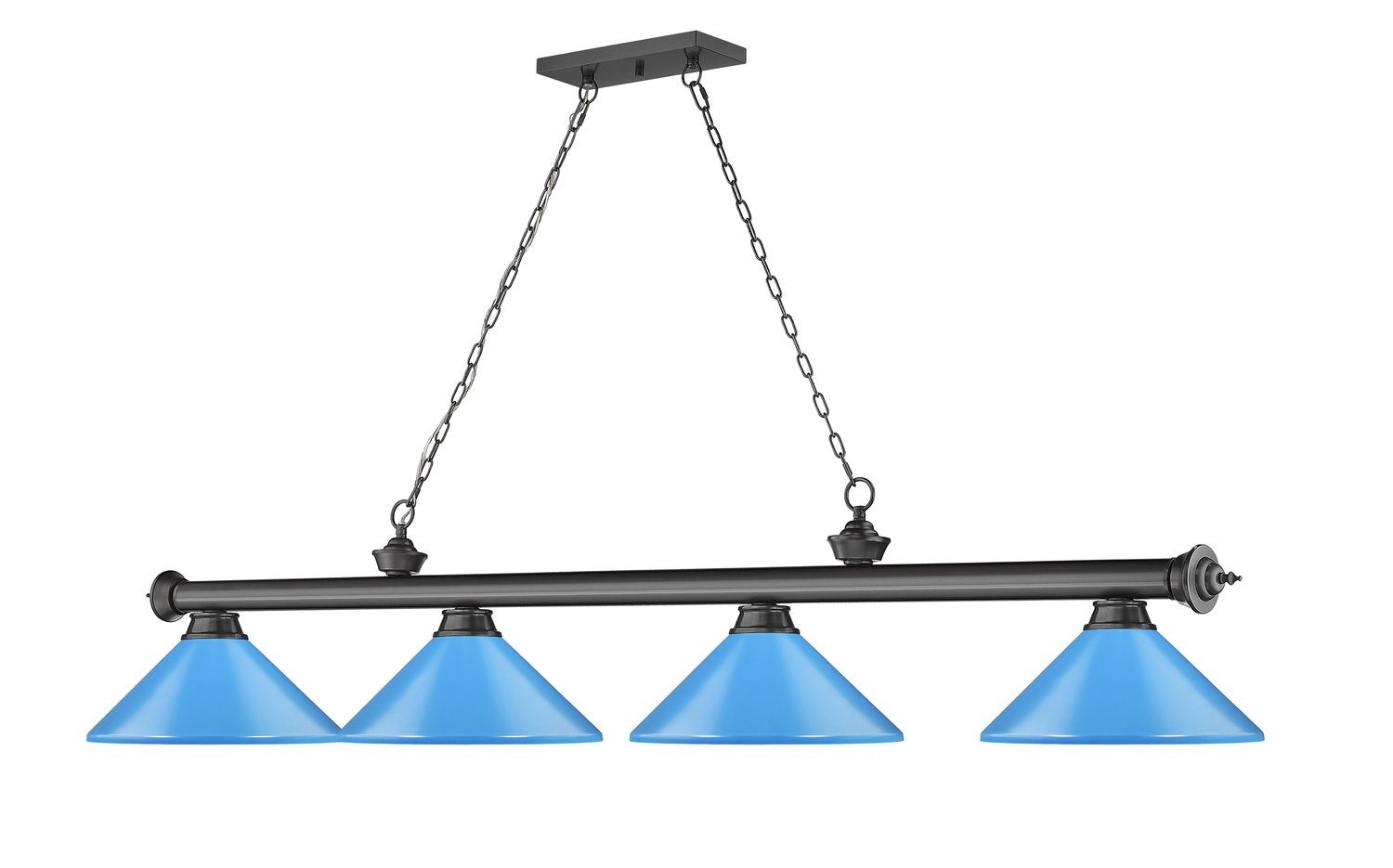 Z-LITE, CORDON 4 LIGHT BILLIARD, LINEAR LIGHT