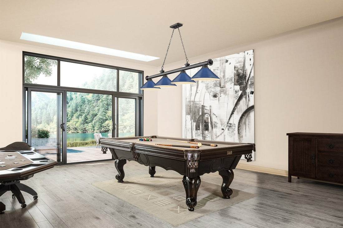 Z-LITE CORDON 4 LIGHT BILLIARD | 2306-4BP-MNB
