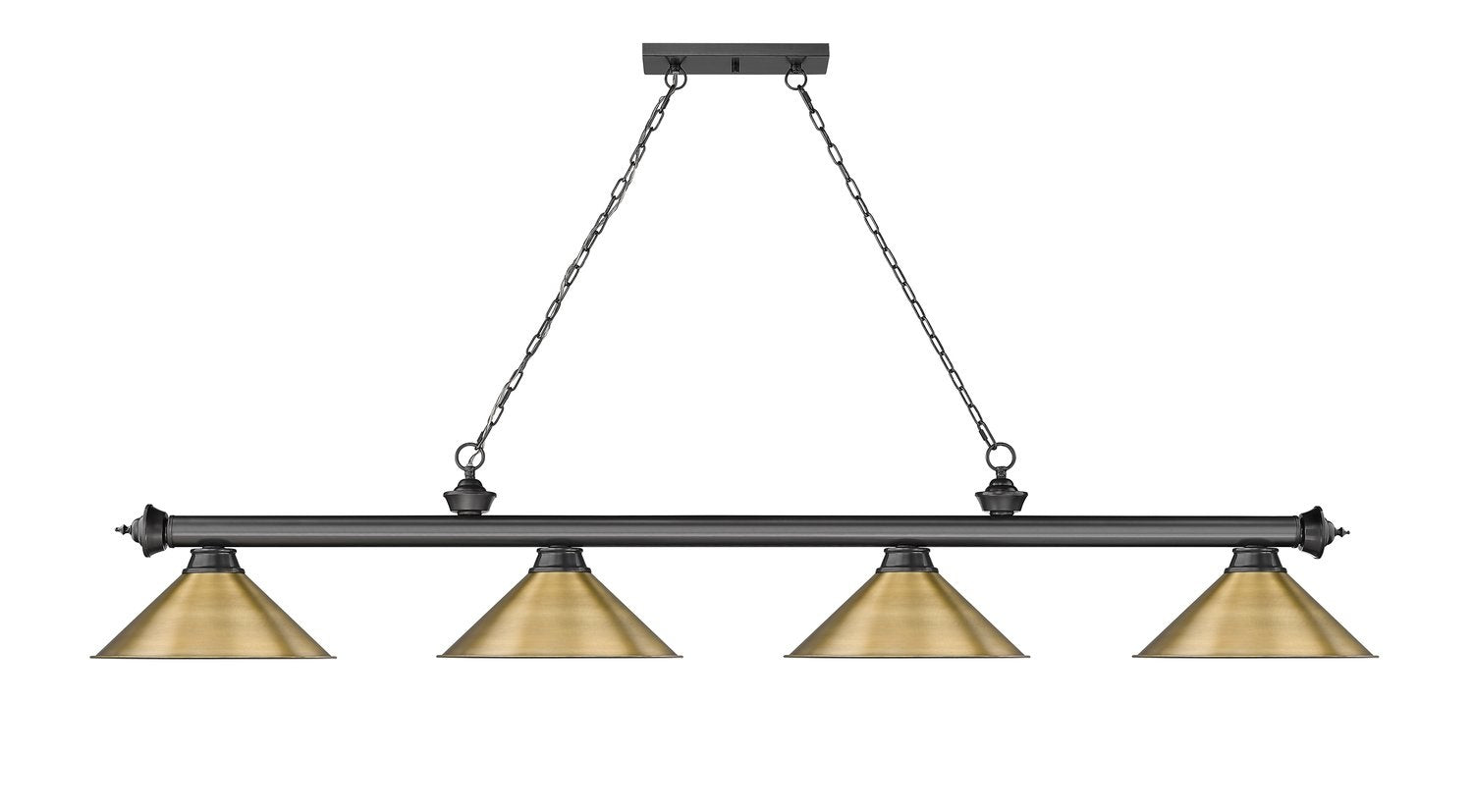 Z-LITE, CORDON 4 LIGHT BILLIARD, LINEAR LIGHT
