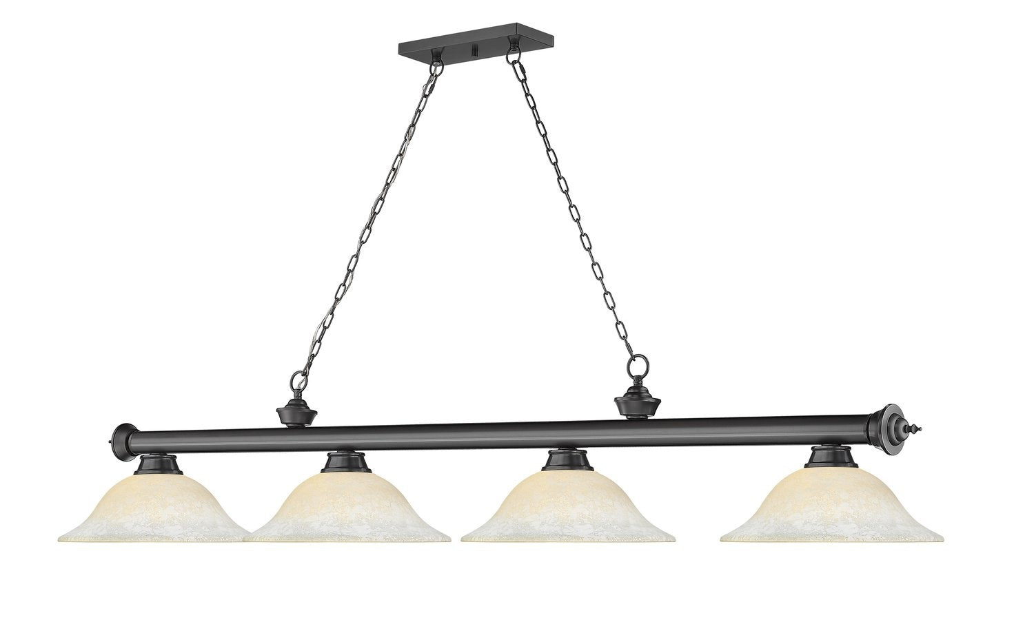 Z-LITE, CORDON 4 LIGHT BILLIARD, LINEAR LIGHT