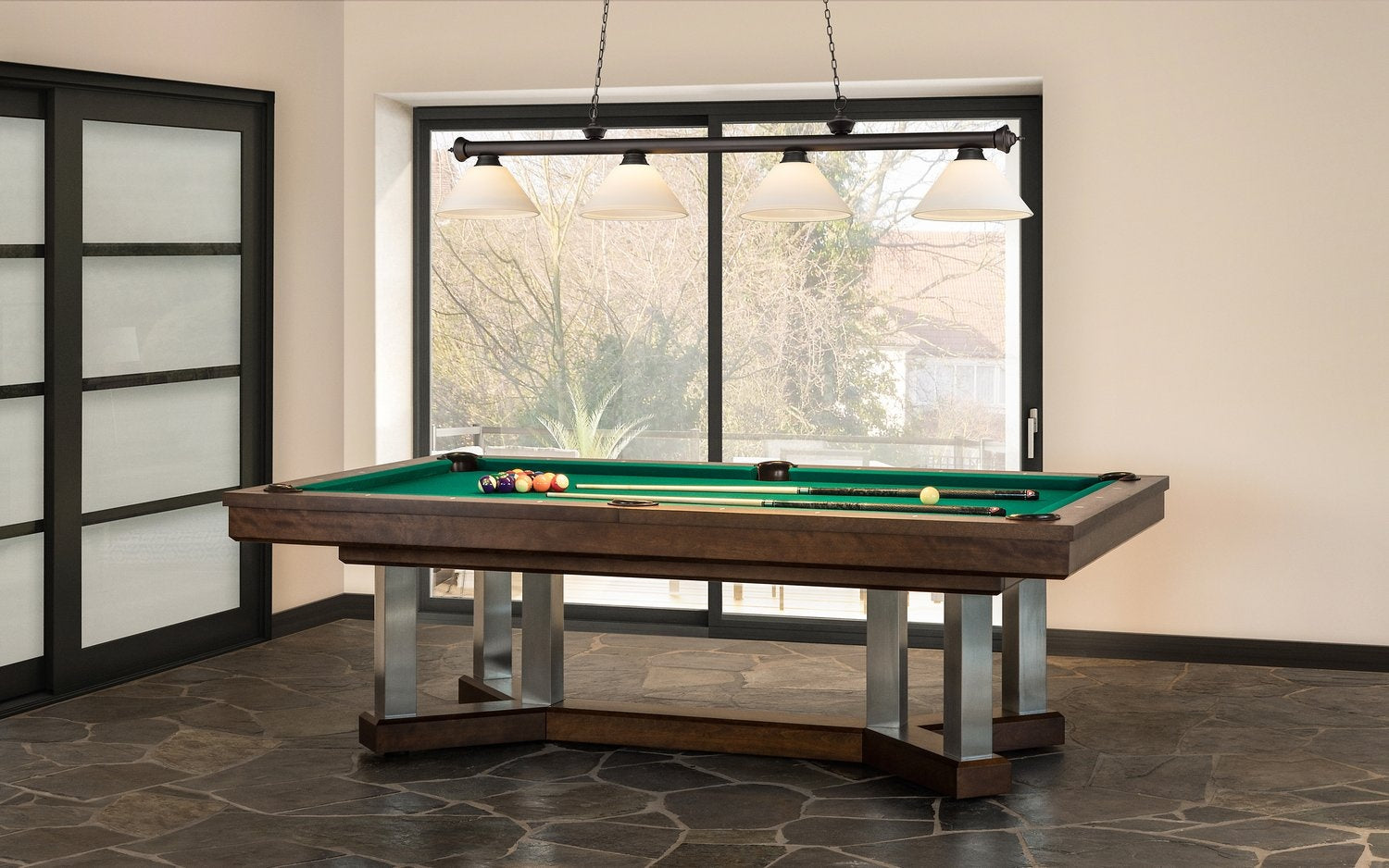 Z-LITE, CORDON 4 LIGHT BILLIARD, LINEAR LIGHT