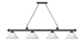 Z-LITE, CORDON 4 LIGHT BILLIARD, LINEAR LIGHT