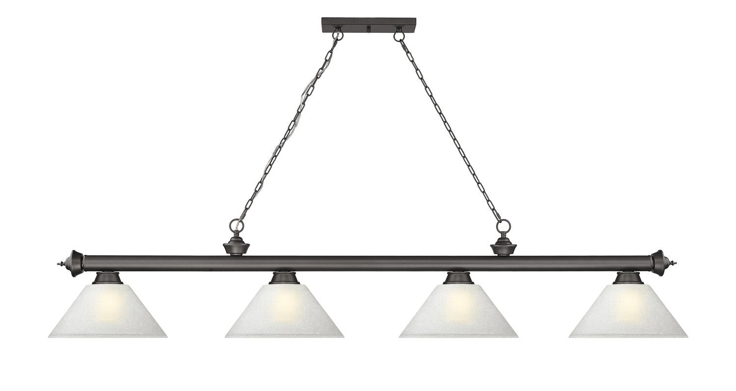 Z-LITE, CORDON 4 LIGHT BILLIARD, LINEAR LIGHT
