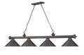 Z-LITE CORDON 4 LIGHT BILLIARD | 2306-4BRZ-BRZ15