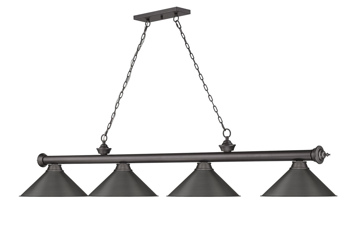 Z-LITE CORDON 4 LIGHT BILLIARD | 2306-4BRZ-BRZ15