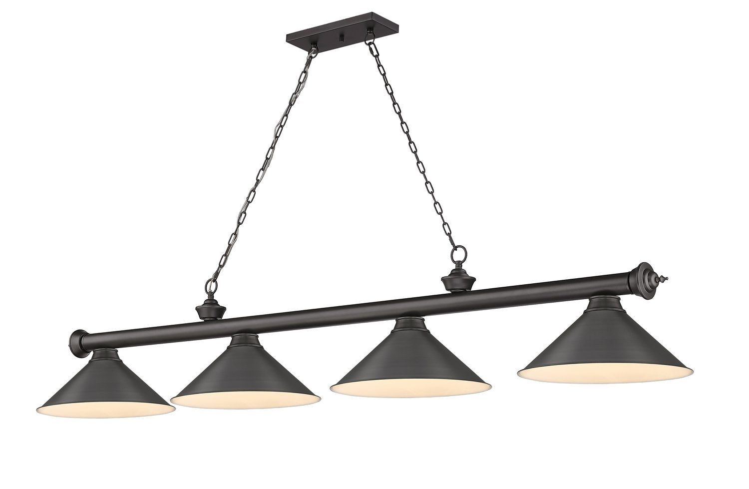 Z-LITE CORDON 4 LIGHT BILLIARD | 2306-4BRZ-BRZ15