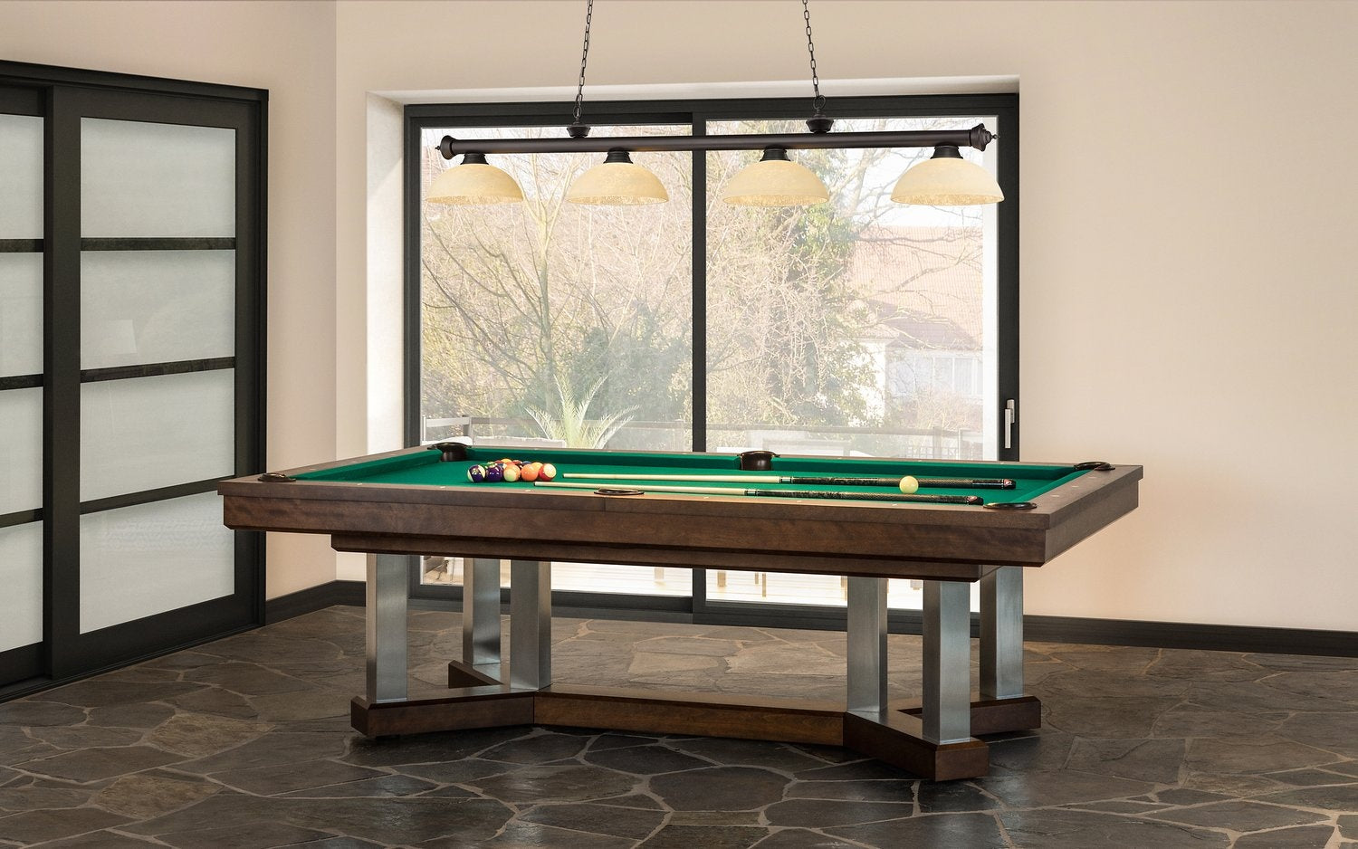Z-LITE, CORDON 4 LIGHT BILLIARD, LINEAR LIGHT