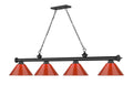 Z-LITE, CORDON 4 LIGHT BILLIARD, LINEAR LIGHT